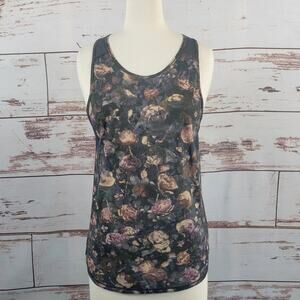Lululemon Sculpt Tank II Floral Illusion Antique White Multi Size 6